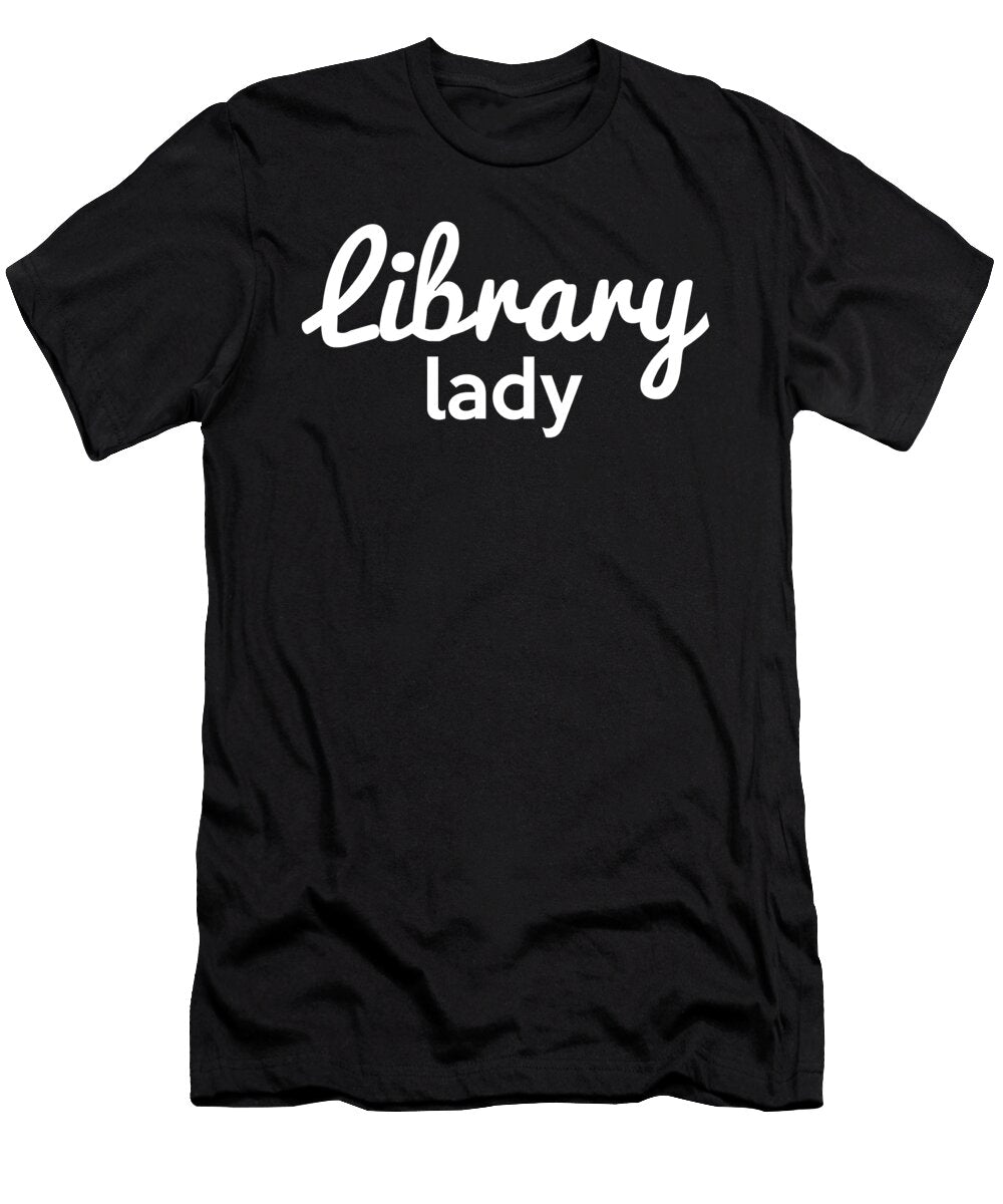 Library Gifts Library Lady Noirty Designs T-Shirt