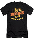 Life Begins After Hot Dogs Funny Fast Food Lover Orgence Matungwa T-Shirt