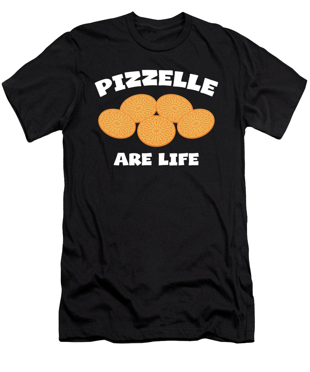Life Italian Cookies Foodie Pizelle Product Jacob Hughes T-Shirt