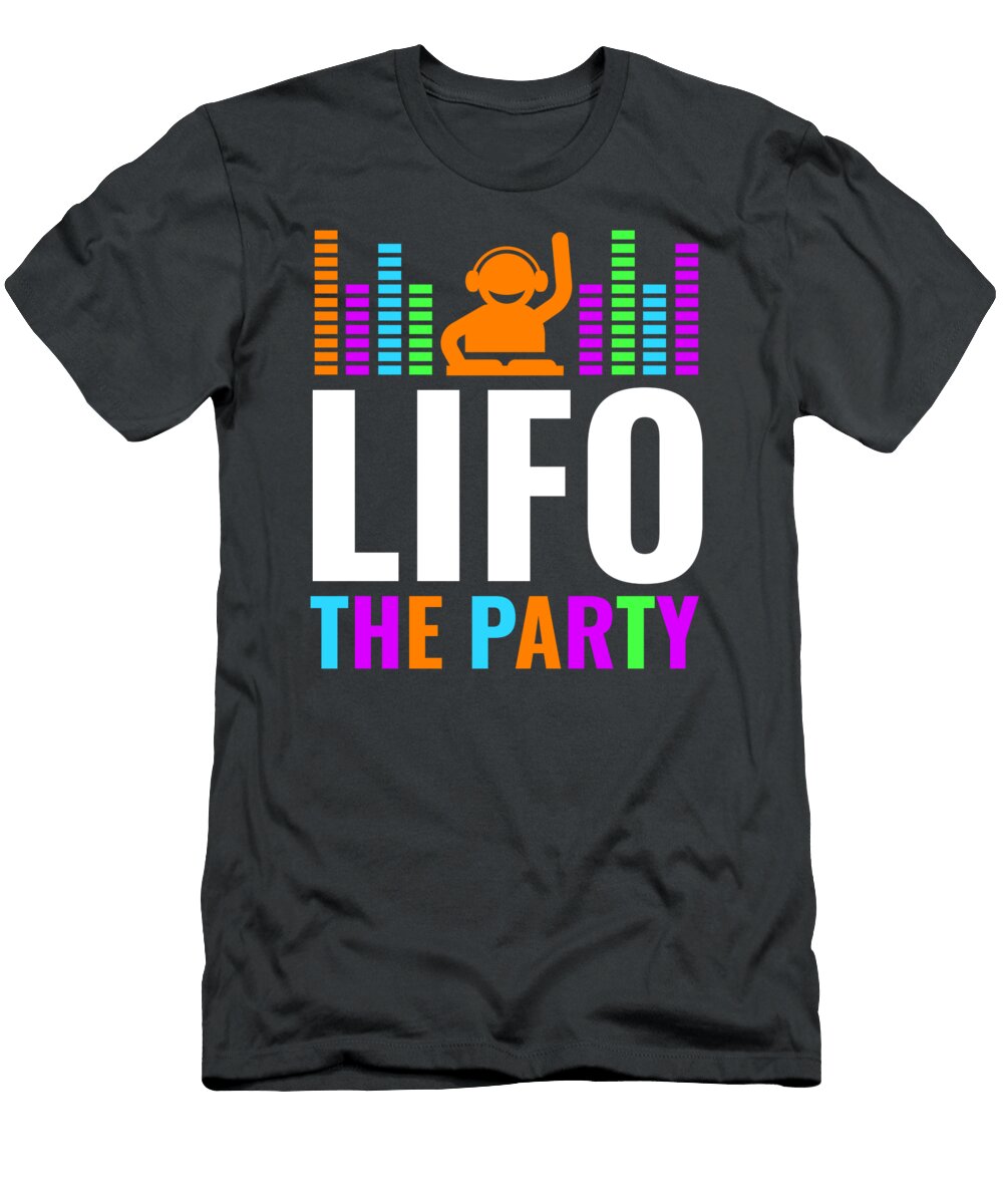 Lifo the Party Funny Accountant for Men Women Cpa Graduate Bookkeeper Crazy Squirrel T-Shirt