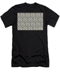 Light Beige and Black Geometric Shape Pattern Petite Pattern Minimal Graphic Designs T-Shirt