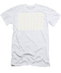 Light Beige and White Chevron Rhombus Pattern Petite Pattern Minimal Graphic Designs T-Shirt