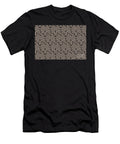 Light Brown and Black Cube Geometric Shape Pattern Petite Pattern Minimal Graphic Designs T-Shirt