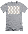 Light Brown and White Rhombus Arrow Pattern Petite Pattern Minimal Graphic Designs T-Shirt