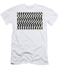Light Cream and Black Retro Stripe Pattern Petite Pattern Minimal Graphic Designs T-Shirt