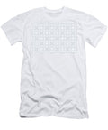 Light Gray and White Minimal Line Art Pattern 4 Petite Pattern Minimal Graphic Designs T-Shirt