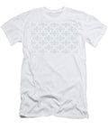 Light Gray and White Ornamental Shape Pattern 3 Petite Pattern Minimal Graphic Designs T-Shirt