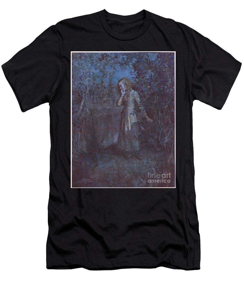 Light Had Faded Into Darkness and Evening Deepened Into Night C1920 Frank Reynolds T-Shirt