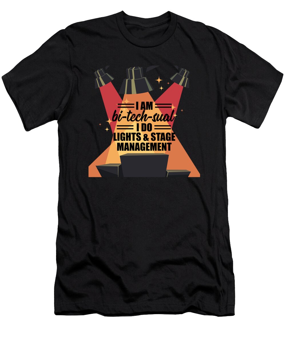 Light Lights Stage Managment Lighting Engineer Gift Thomas Larch T-Shirt