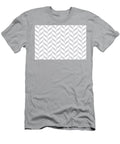 Light Purple and White Pretty Herringbone Pattern Petite Pattern Minimal Graphic Designs T-Shirt