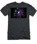 Lighted Colorful Ferris Wheel At Night Dr Dapper T-Shirt