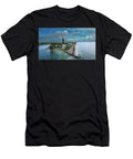 Lighthouse By the Sea Drone Overwatch Solutions T-Shirt