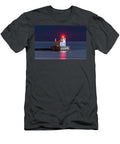 Lighthouse Lit Up At Night Wayne Kirby T-Shirt