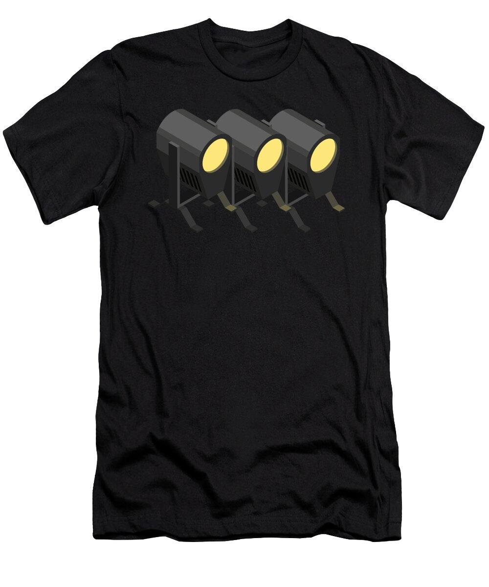 Lighting Engineer Equipment Light Music Band Gift Thomas Larch T-Shirt