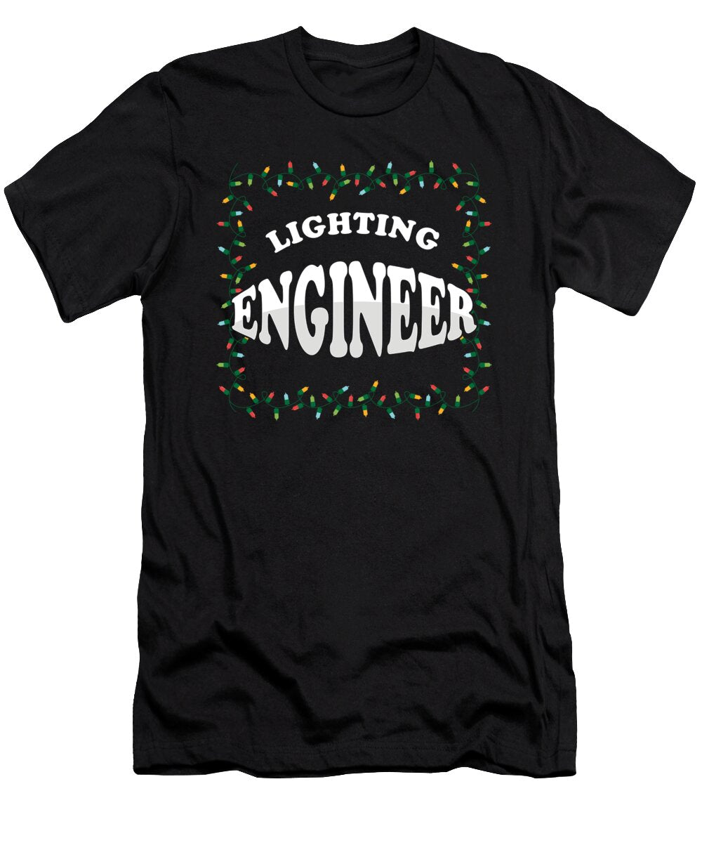 Lighting Engineer Music Light Band Job Rock Gift Thomas Larch T-Shirt