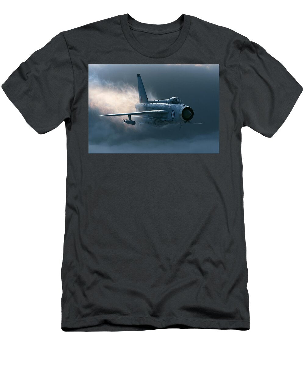 Lightning Bursting Through Cloud Tops Start Aviation T-Shirt