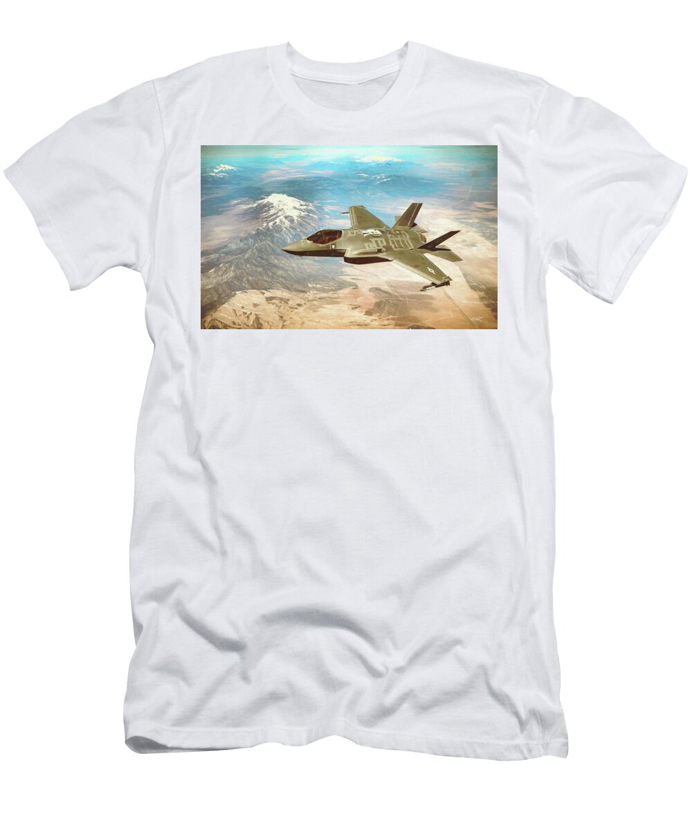 Lightning in the Sky David Luebbert T-Shirt