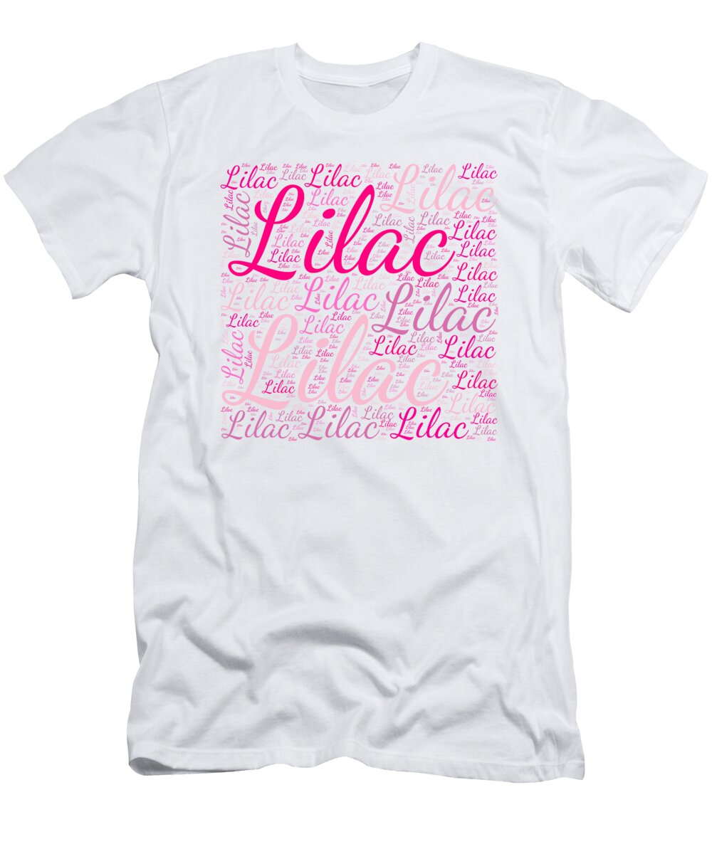 Lilac Names Without Frontiers Vidddie Publyshd T-Shirt