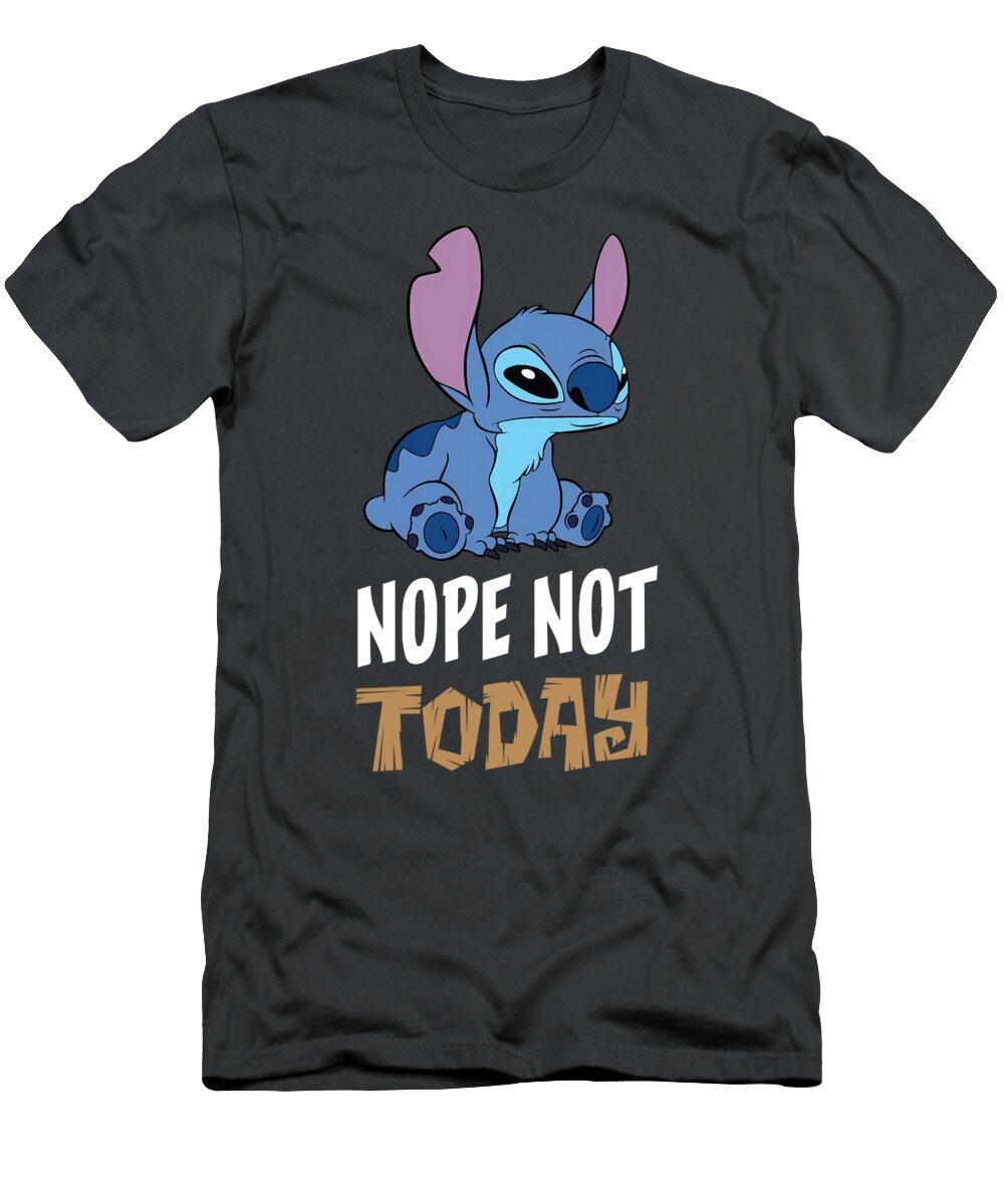 Lilo and Stitch Stitch Nope Not Today Chelsea Weaving T-Shirt