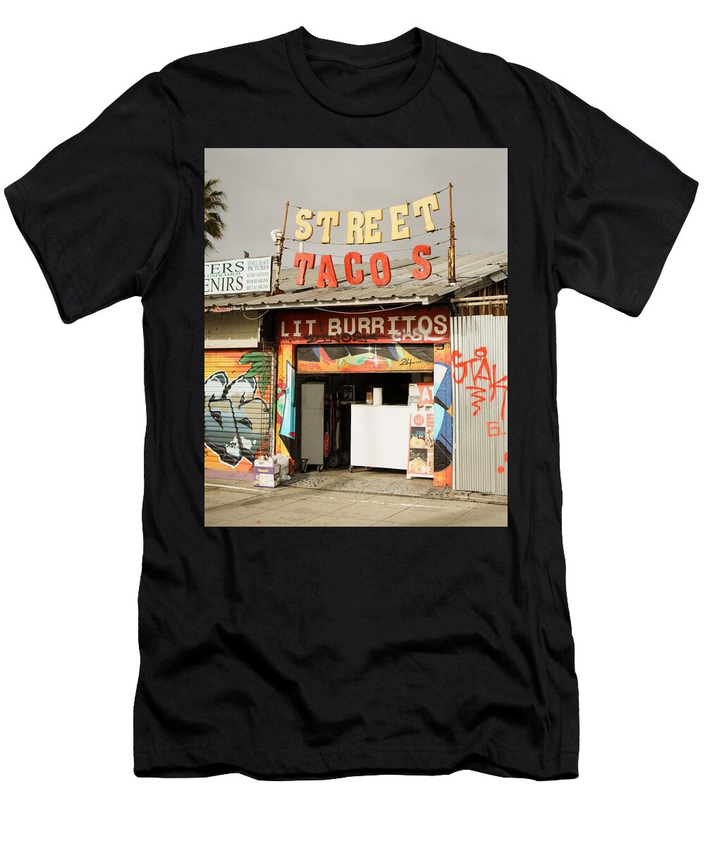 Lit Burritos Venice Beach Jon Bilous T-Shirt