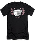Literature Book Lover Bookish Bookworm Floral Pile of Books Thomas Larch T-Shirt