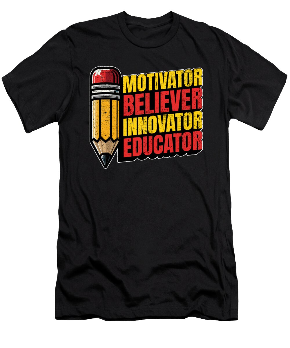 Literature Teacher Motivator Believer Bookworm Tshirtconcepts Marvin Poppe T-Shirt