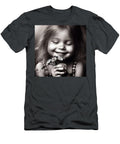Little Fingers Clutching a Bouquet of Wildflowers Laurent Brault T-Shirt