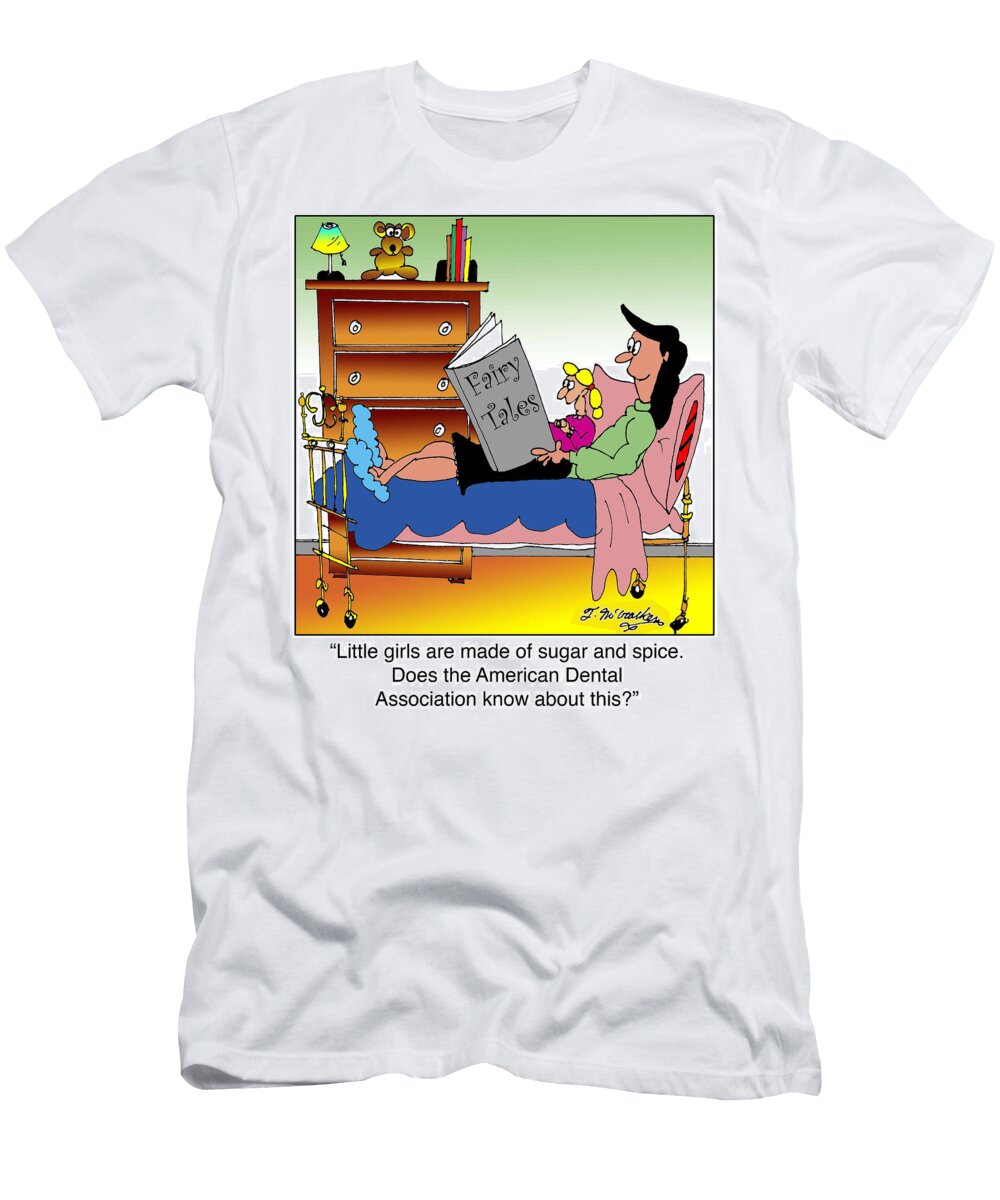 Little Girls Are Made of Sugar and Spice Does the American Theresa Mccracken T-Shirt