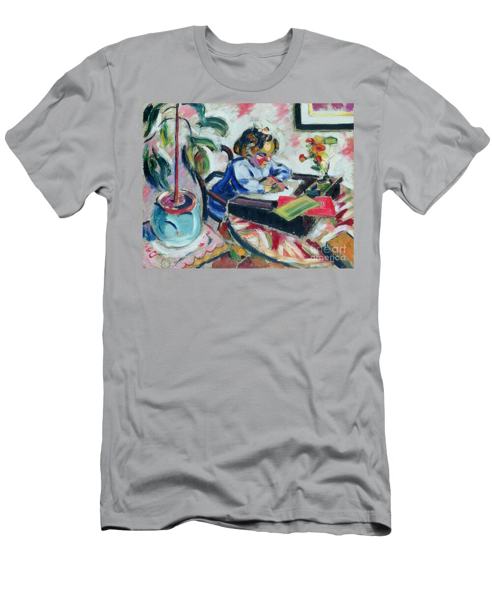 Little Schoolgirl 1907 Henri Victor Gabriel Le Fauconnier T-Shirt
