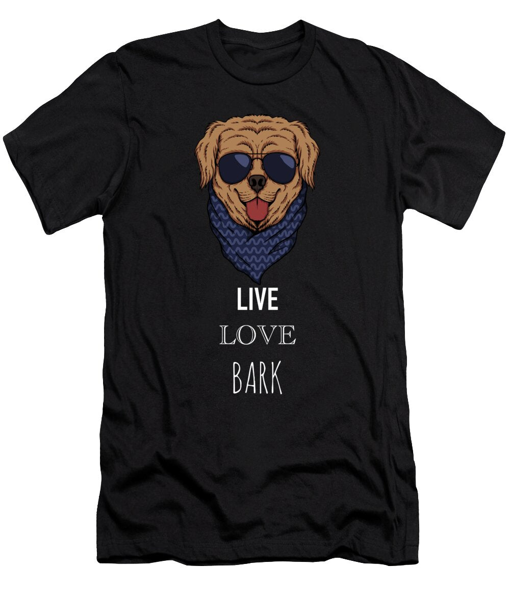 Live Love Bark Funny Dog Cynto T-Shirt