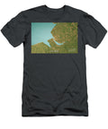 Liverpool Satellite Topographic Map 3d Render True Color Frank Ramspott T-Shirt