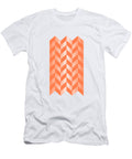 Living Coral Chevron Pattern Gravityx9 Designs T-Shirt