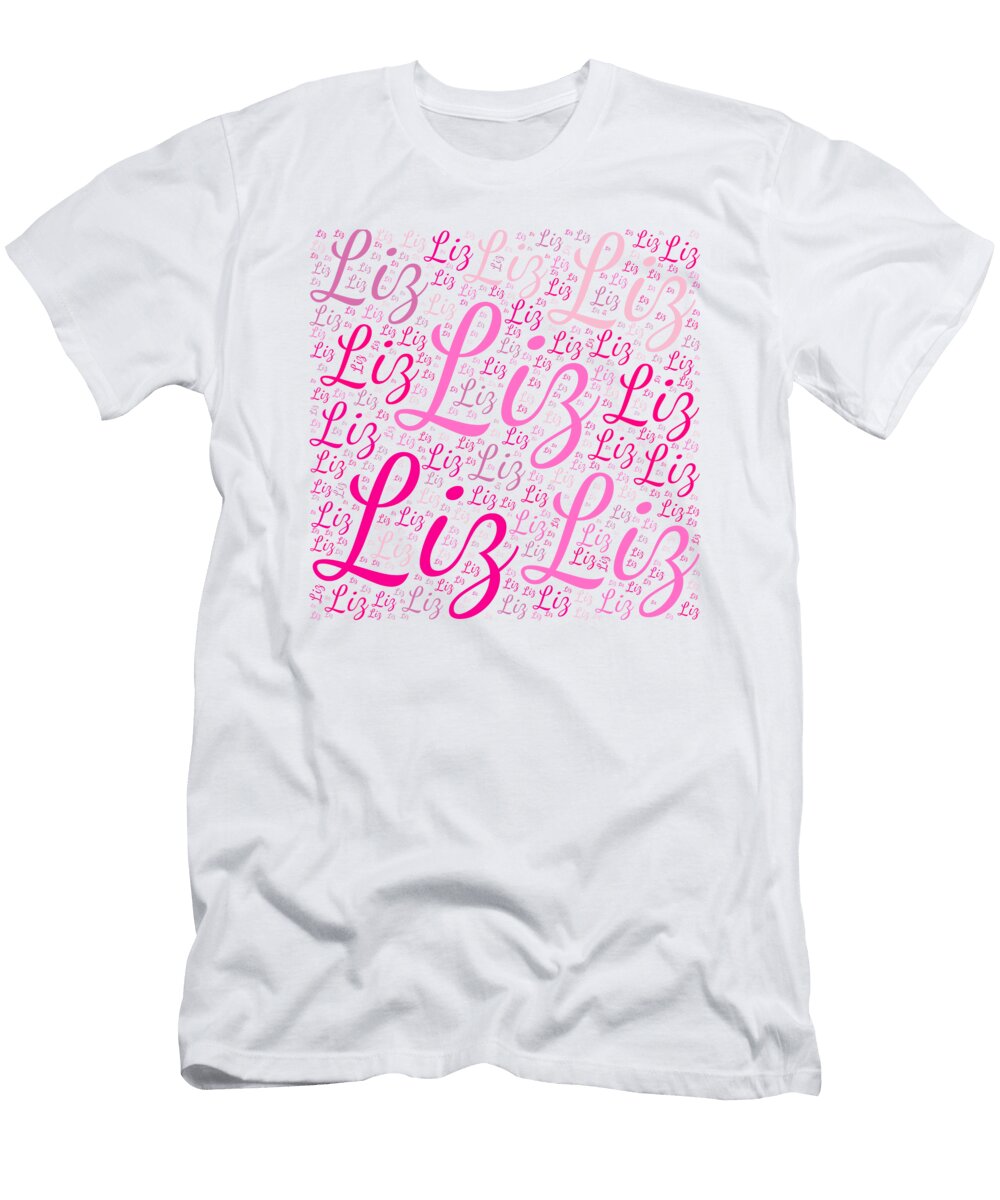 Liz Names Without Frontiers Vidddie Publyshd T-Shirt