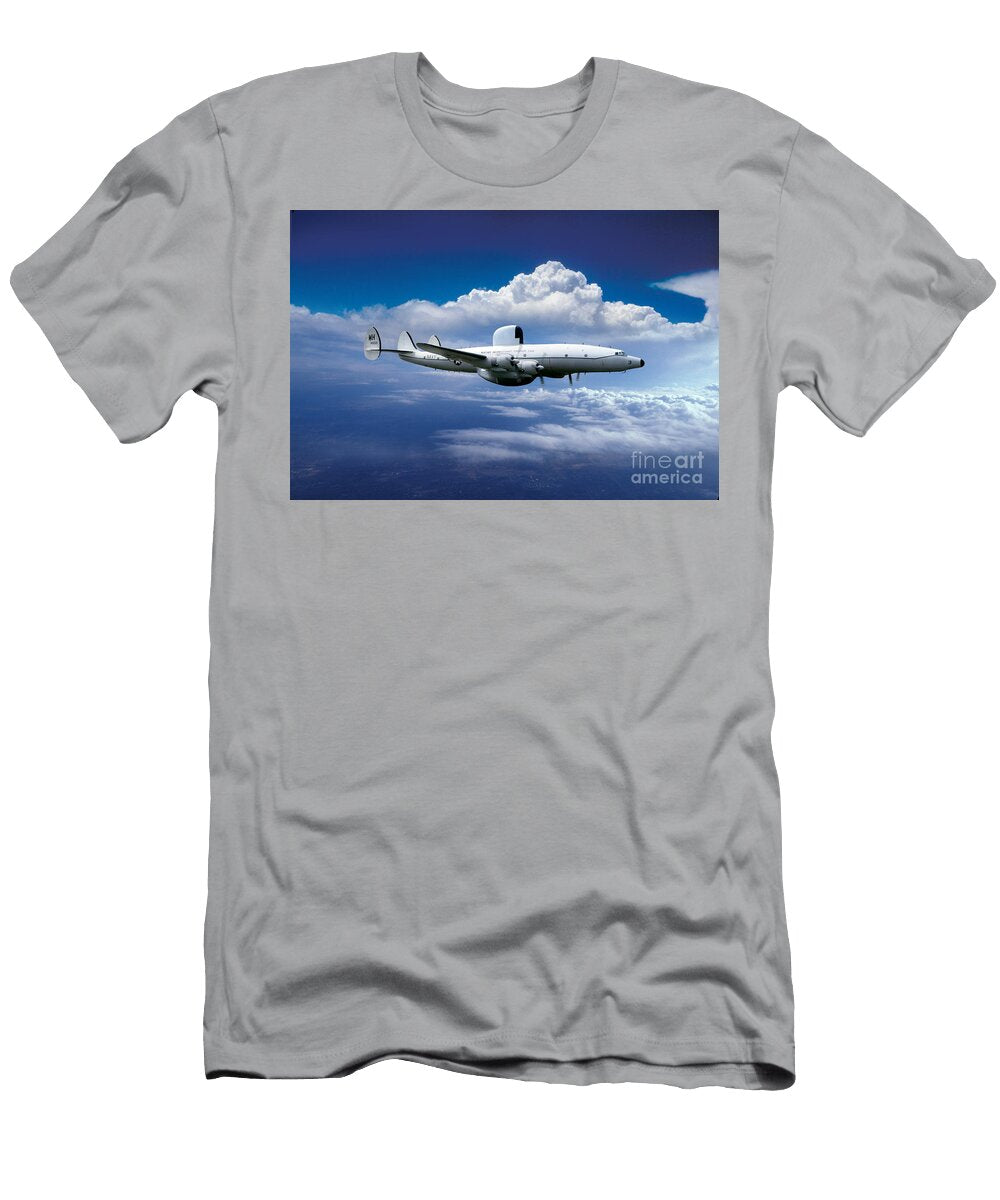 Lockheed Ec 121k Warning Star in Flight Wernher Krutein T-Shirt