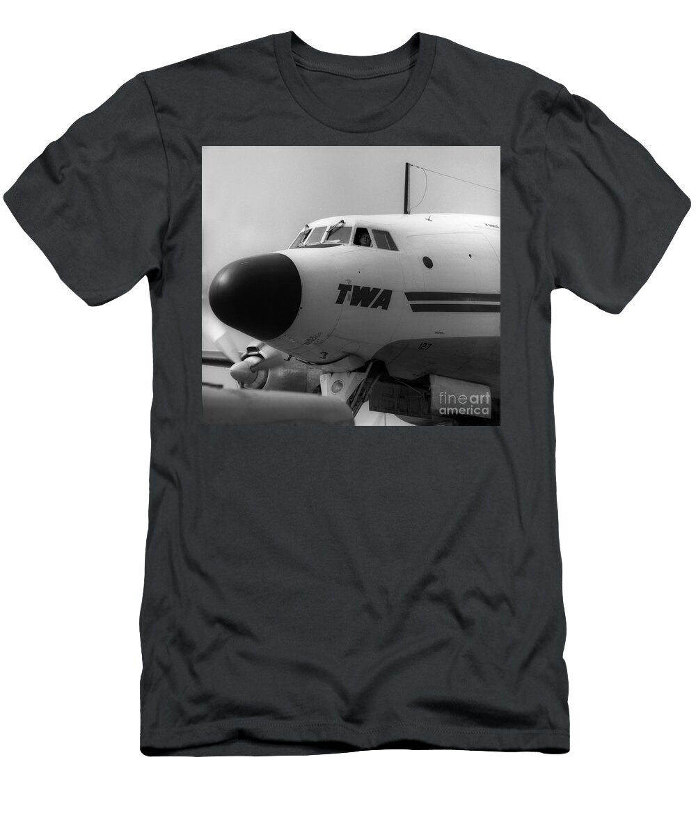 Lockheed L 1049g Super Twa N7127c Ohare Chicago Wernher Krutein T-Shirt