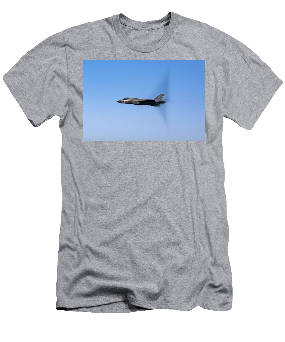 Lockheed Martin F 35 Lightning Ii Breaks the Sound Barrier Orca Art Gallery T-Shirt