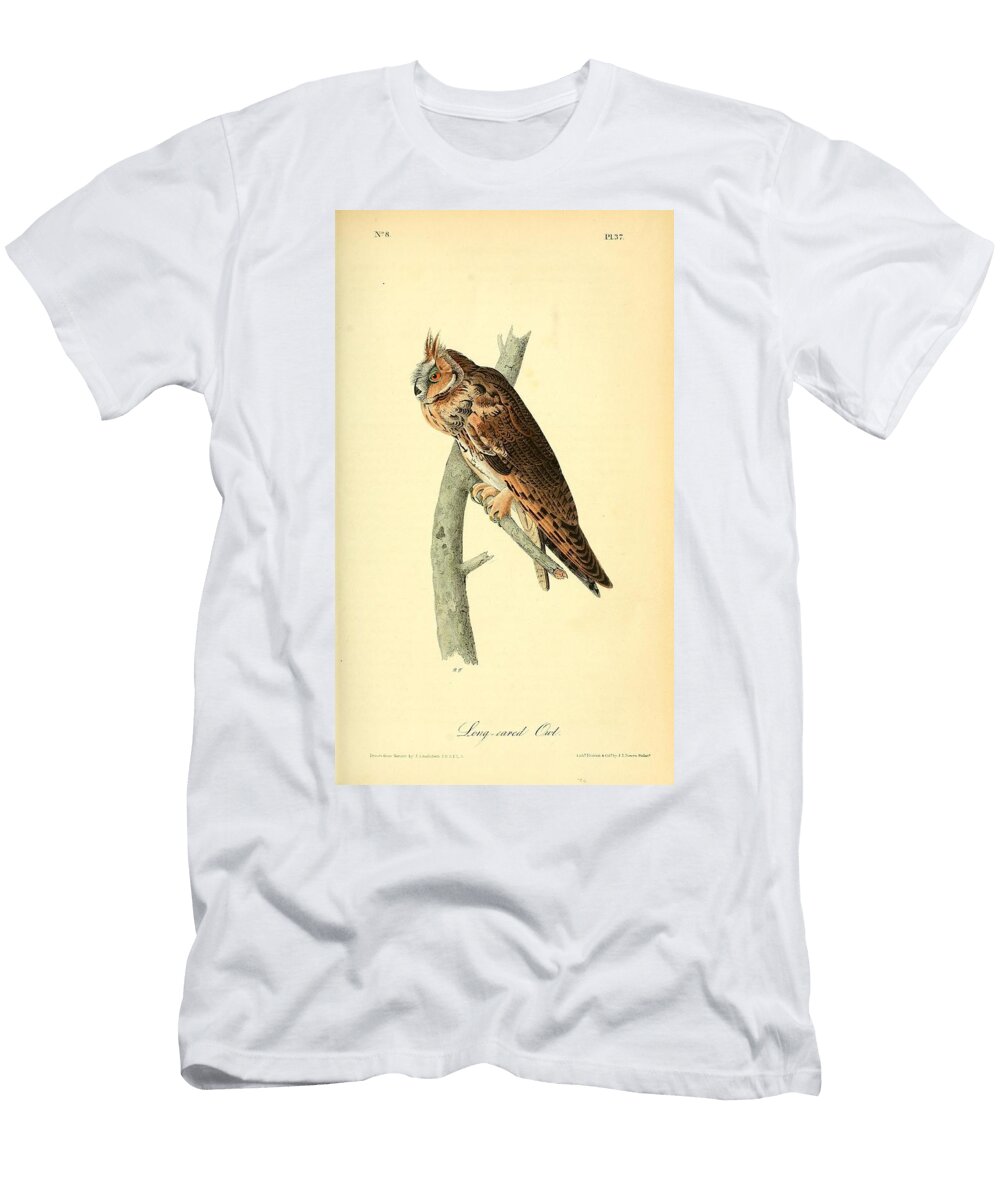 Long Eared Owl John James Audubon T-Shirt
