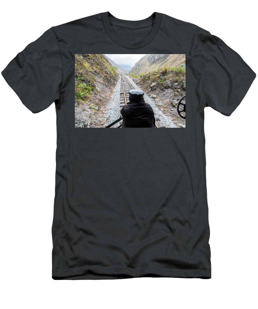 Looking At Train Tracks Jess Kraft T-Shirt