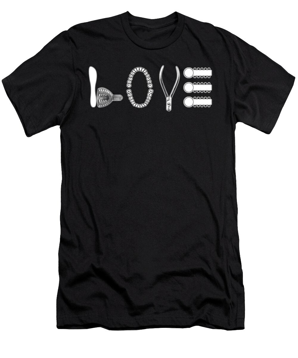 Love Dentist Dental Instruments Jacob Zelazny T-Shirt