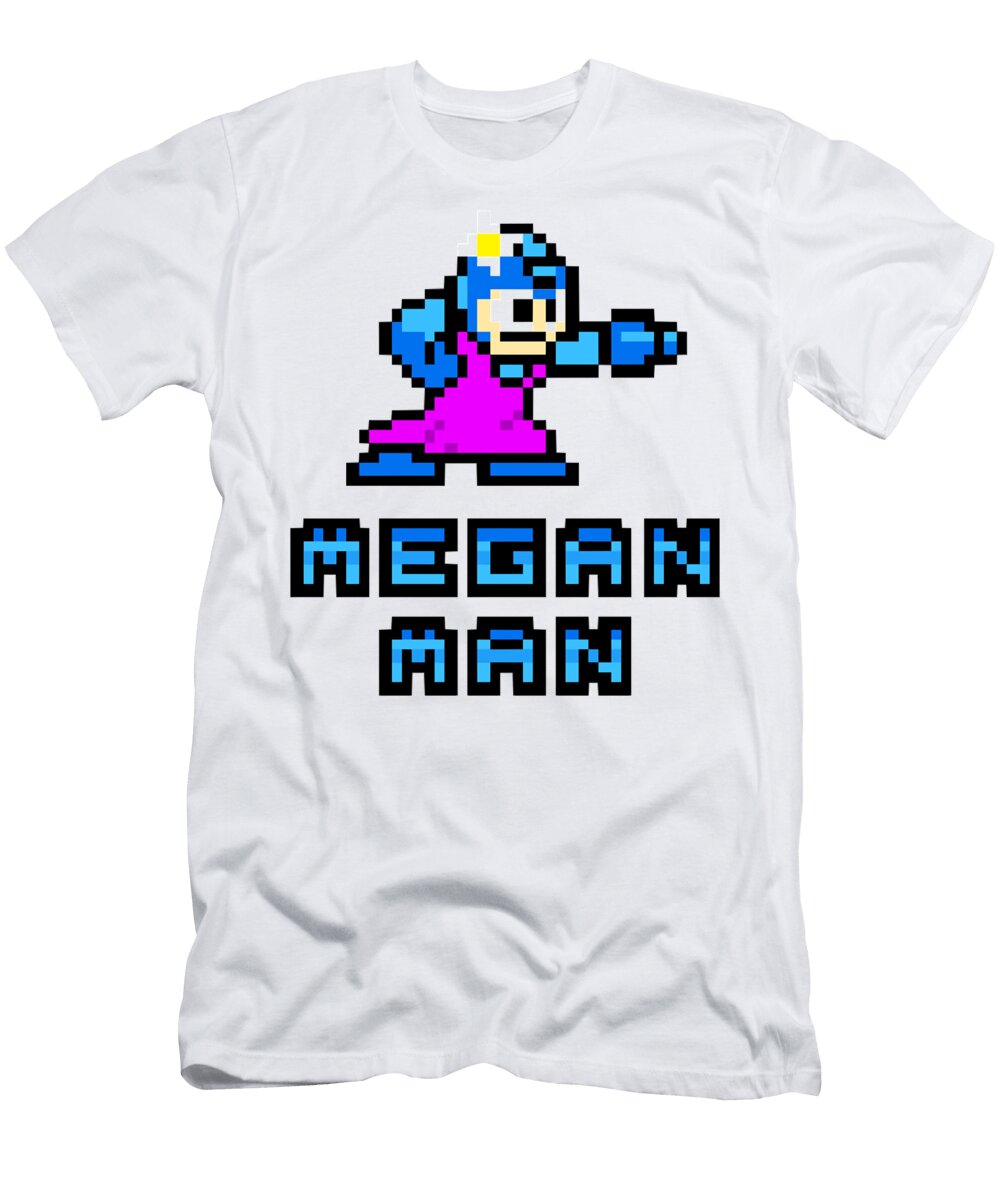 Love Funny Man Mega Japanese Man Video Games Cute Gifts Anime Chipi T-Shirt
