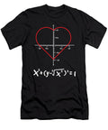 Love Heart Math Equation Valentines Day Gift Haselshirt T-Shirt