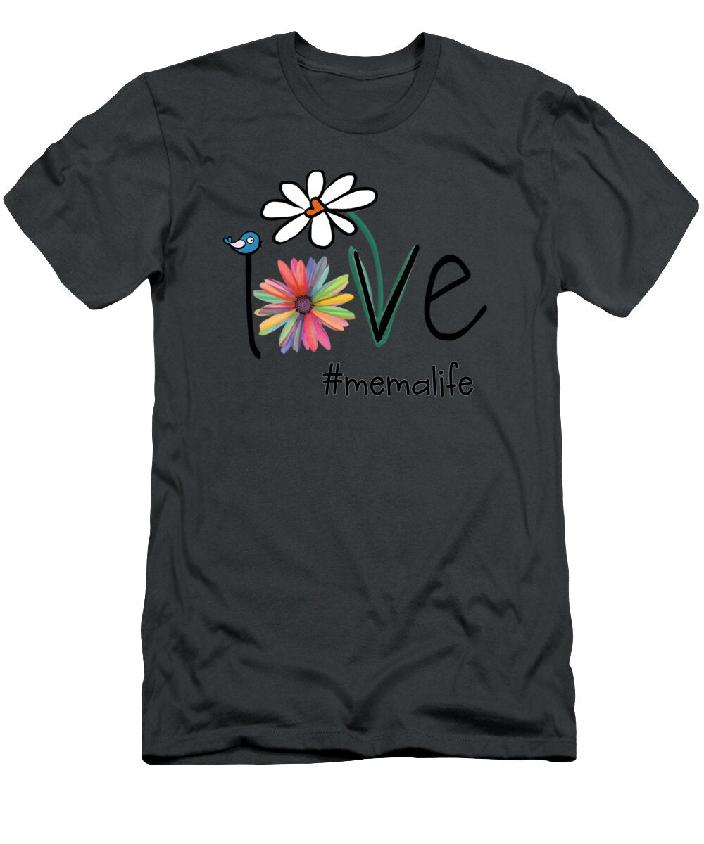 Love Mema Life Art Flower Eloyw Zelda T-Shirt