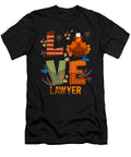 Love Thankful Lawyer Turkey Thanksgiving Studi Alex T-Shirt