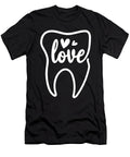 Love Tooth Dentist Funny Gift His Her Valentine Haselshirt T-Shirt