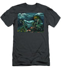 Lovers Popo and Izta Oil on Velvet From Velvetifycom Andres Gonzales T-Shirt