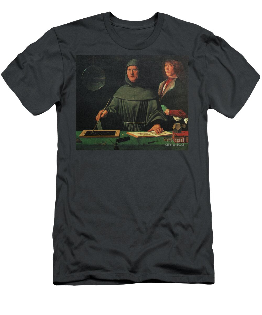 Luca Pacioli Franciscan Friar Science Source T-Shirt