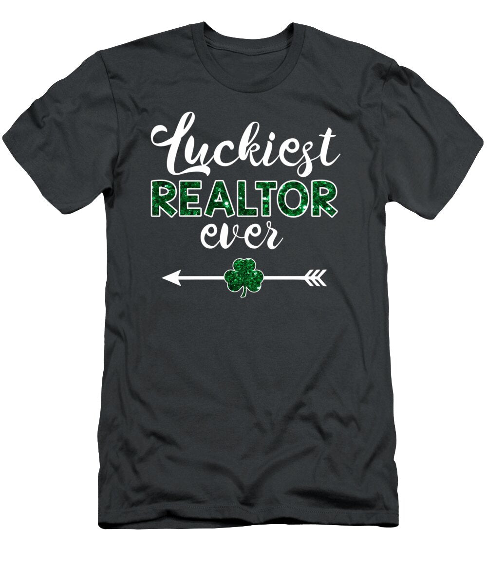 Luckiest Realtor Ever St Patrick Days Anteka Emile T-Shirt