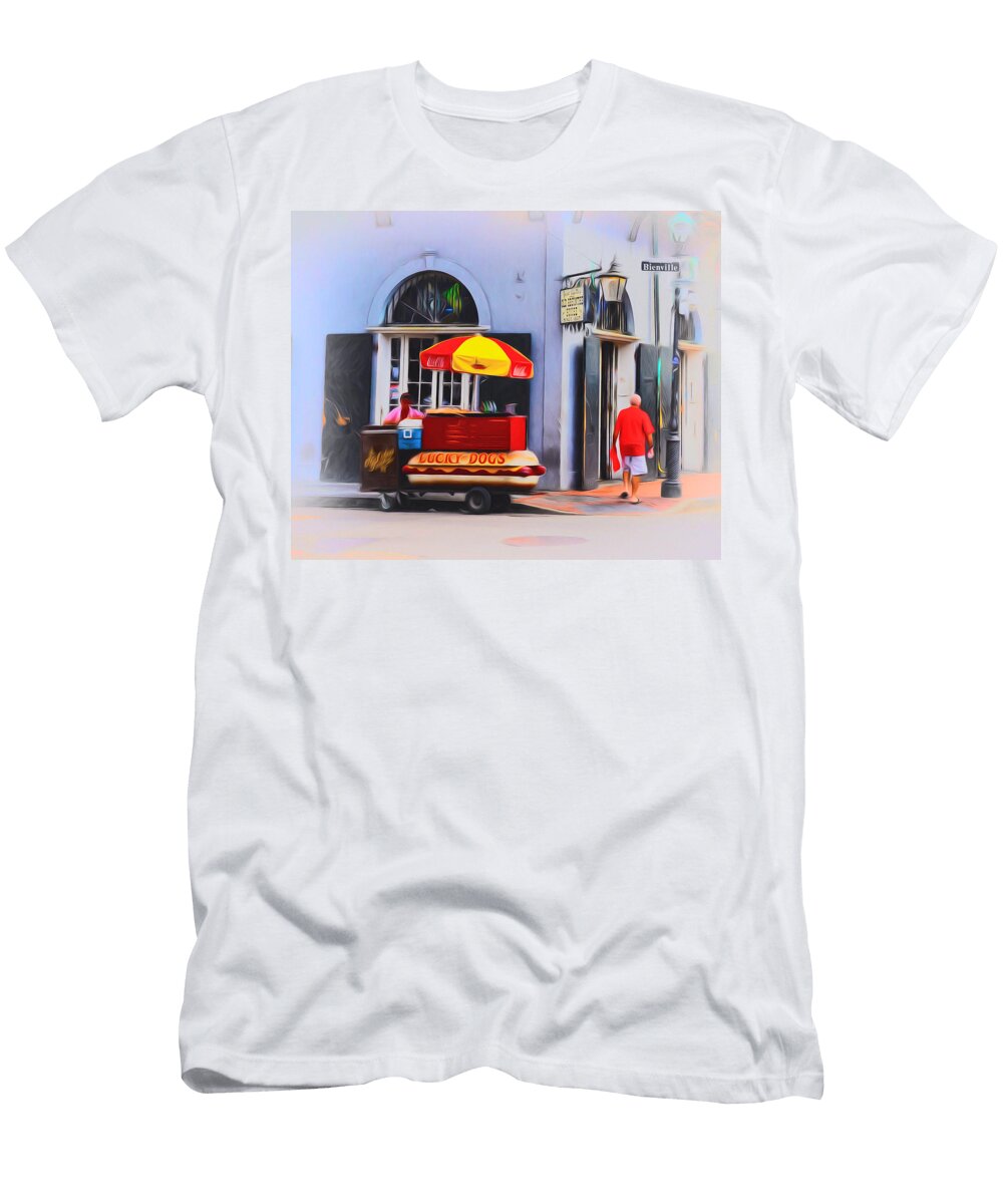 Lucky Dogs Bourbon Street Bill Cannon T-Shirt