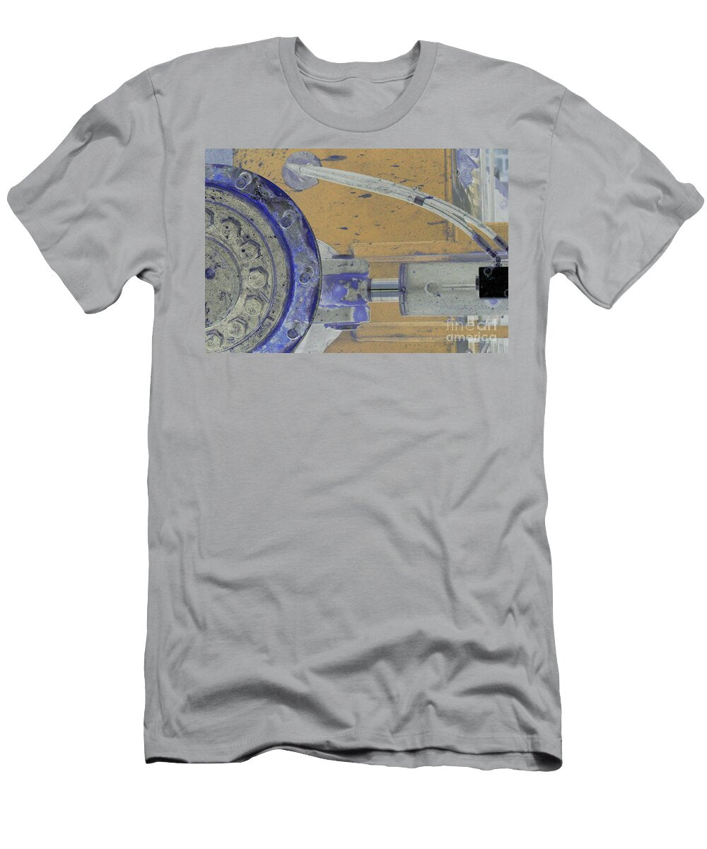 Lug Nut Wheel Left Peach and Purple Heather Kirk T-Shirt