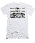 Luminous Geometry State Library of Victoria Reading Room Melbourne Black and White Dmr Filho T-Shirt